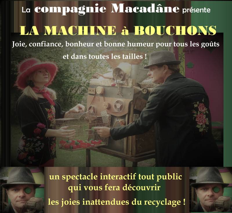 Affiche su spectacle la Machine à bouchons